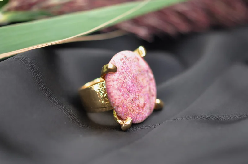 LIBBY STONE STATEMENT RINGS