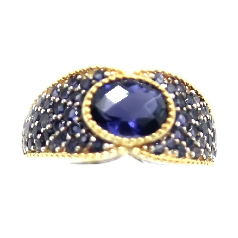 925 Sterling Silver Iolite Ring