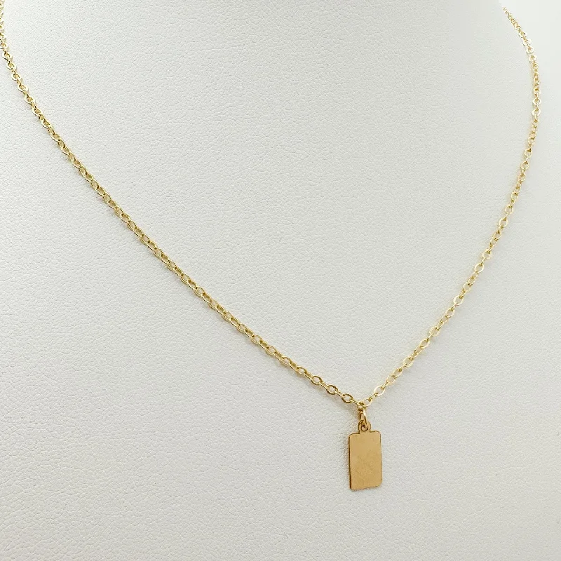 Claire Tag Necklace