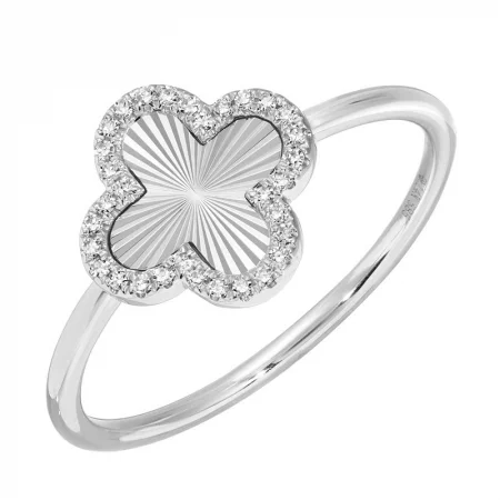 14K WHITE GOLD + DIAMONDS