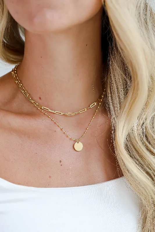 Madeline Gold Layered Chain Necklace