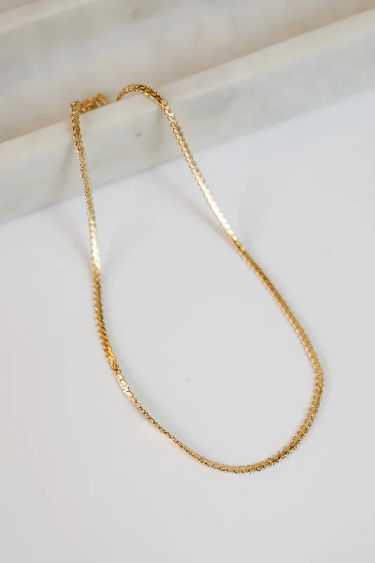 Veronica Gold Chain Necklace