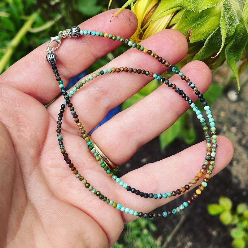 Turquoise and Sterling Silver Necklace