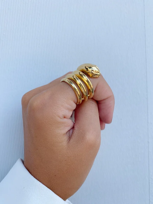 CELINE WRAPPED SNAKE RING