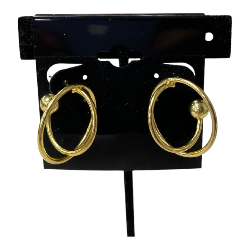 Earrings Hoop  In Gold