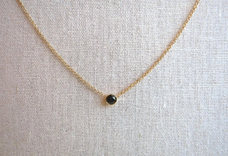 Black Diamond Necklace