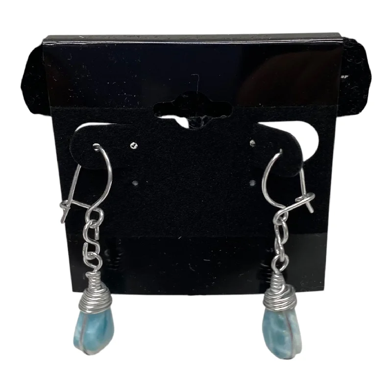 Earrings Dangle/Drop By Cme In Blue & Silver