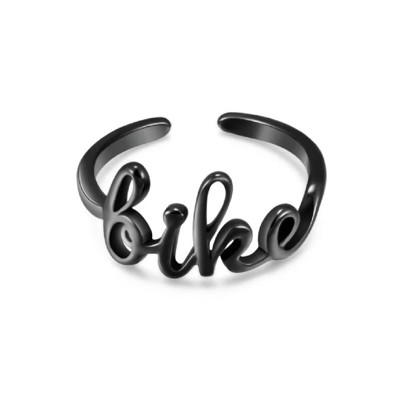 Black Bike Ring