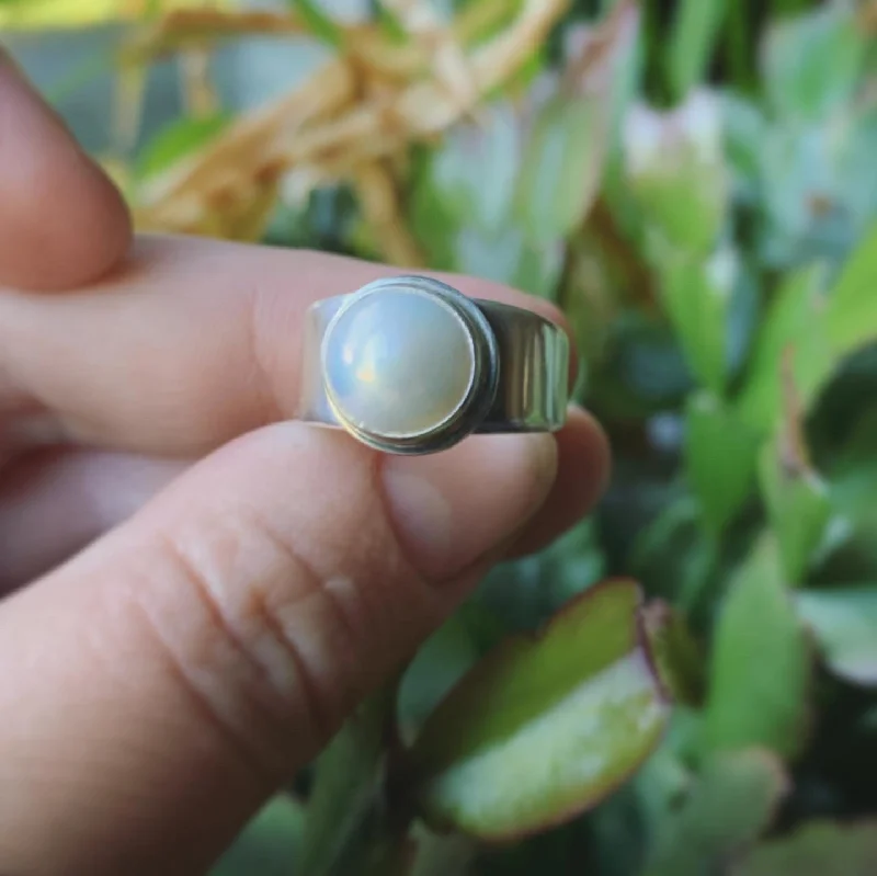 Pearl and Sterling Silver Ring