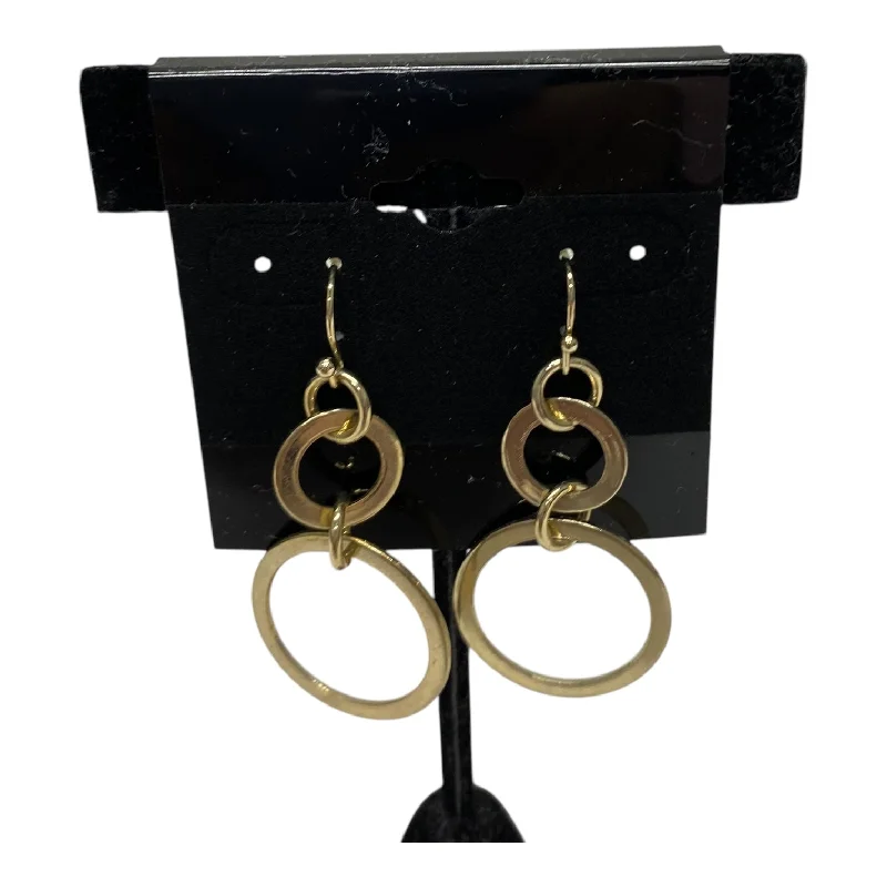 Earrings Dangle/Drop By Chicos In Gold