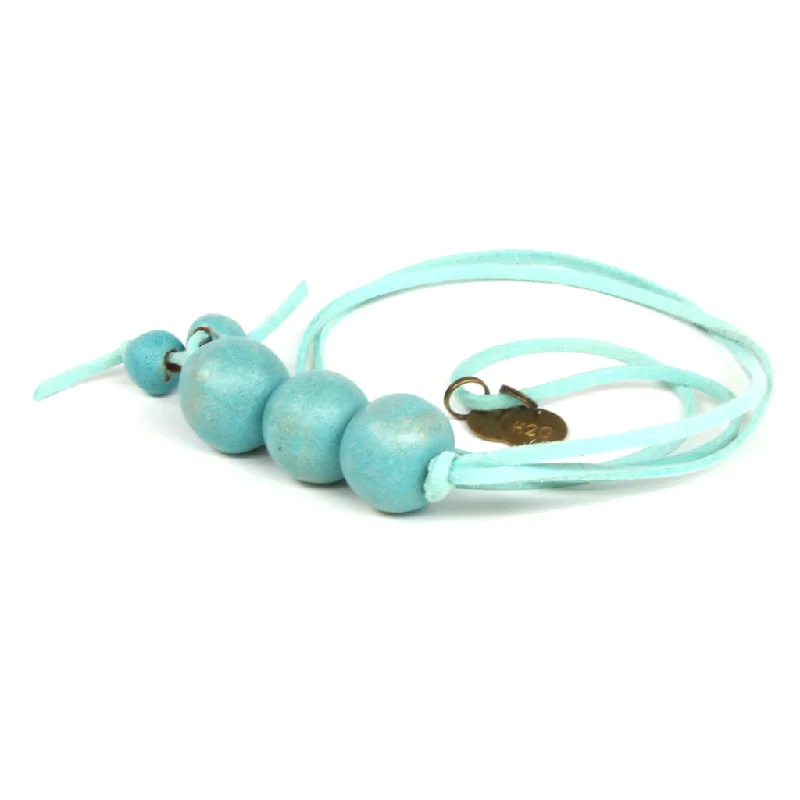 Seafoam Boho Beaded Necklace