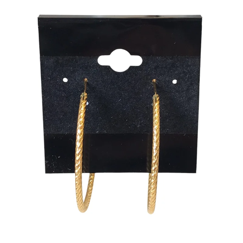 Earrings Hoop In Gold