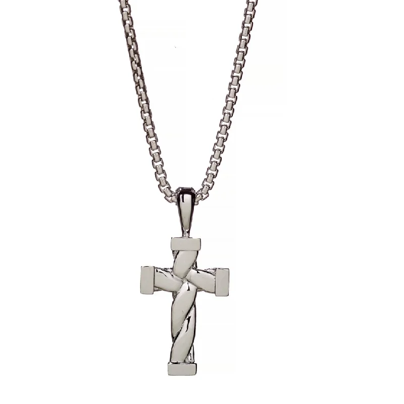 Twisted Cross Necklace