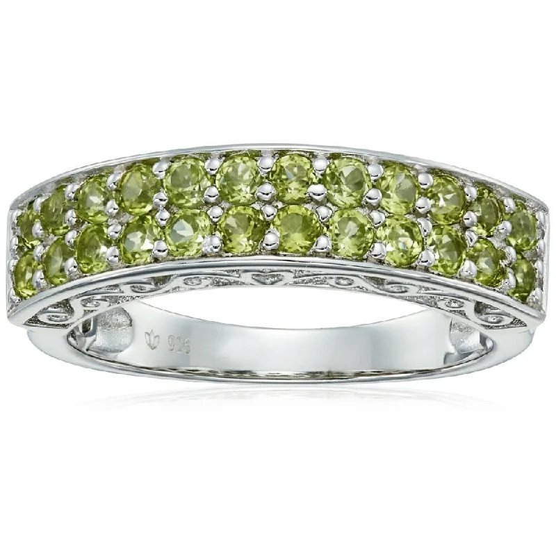 925 Sterling Silver Peridot Ring