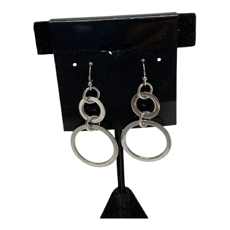 Earrings Dangle/Drop By Chicos In Silver