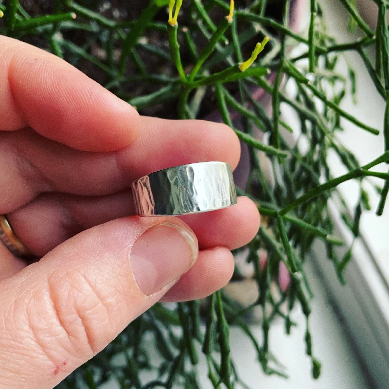 Sterling Silver "Ripple" Textured Ring