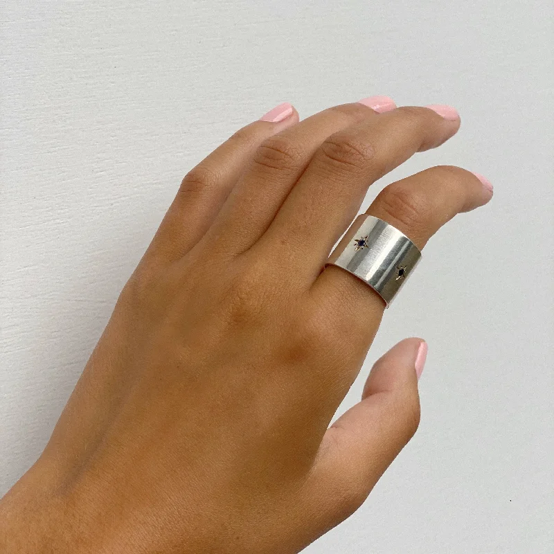 MONICA CIGAR BAND RING