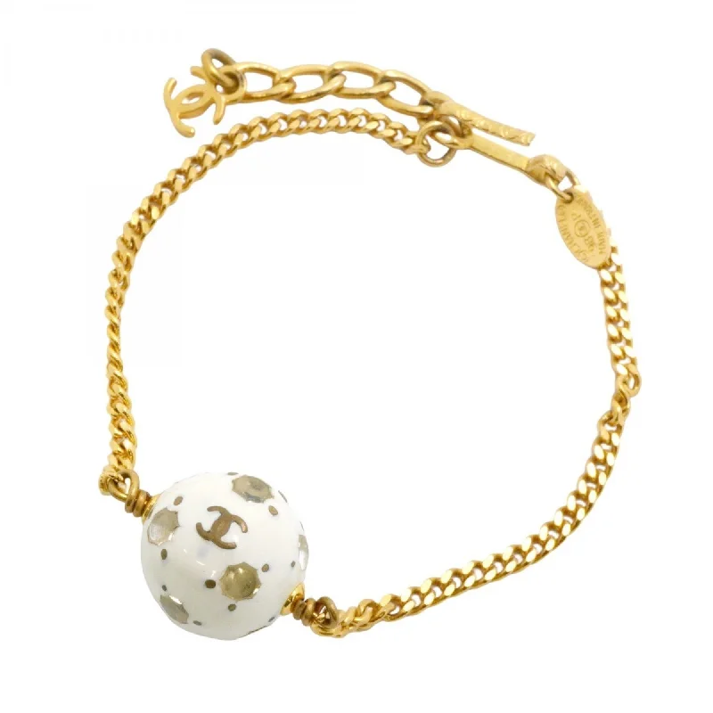 Chanel gold gold Plating Charm Bracelet (Pre-Owned)