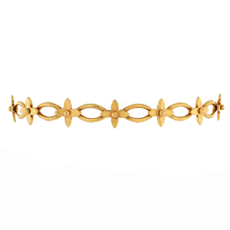 Idylle Blossom Link Bracelet 18K Yellow Gold