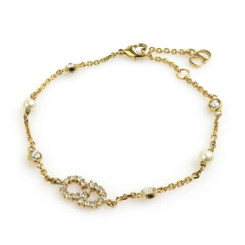 Christian Dior gold Metal Charm Bracelet (Pre-Owned)