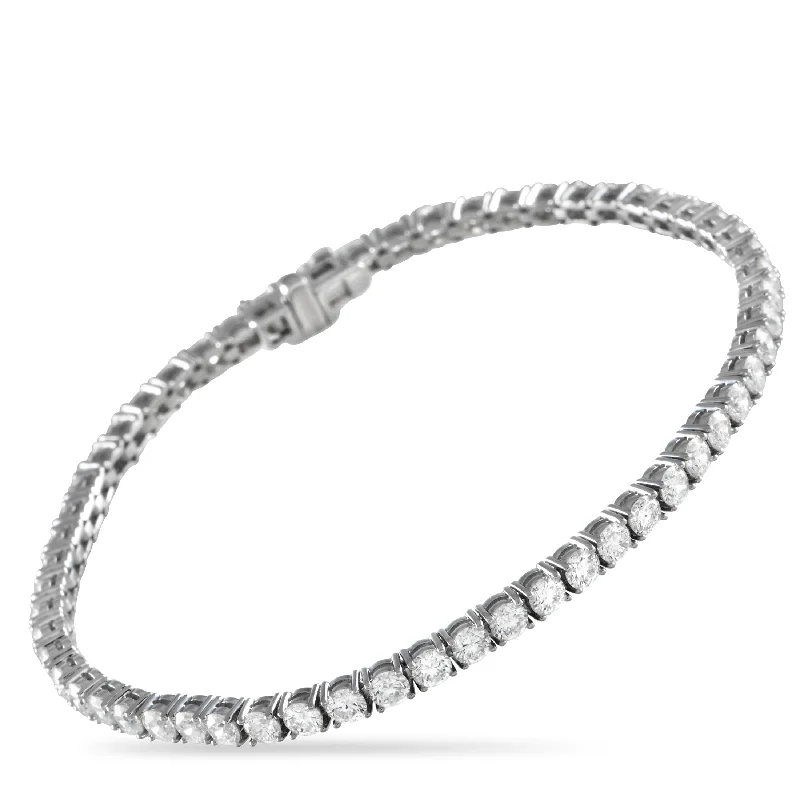 LB Exclusive 14K White Gold 5.15 ct Lab-Grown Diamond Tennis Bracelet  LGD17-020325