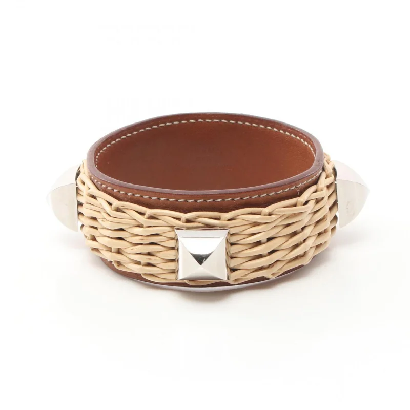 Hermes  Barenia Leather Bangle (Pre-Owned)