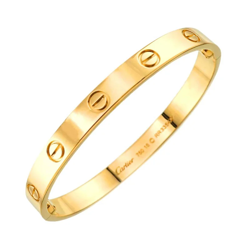 Cartier Love yellow  (18K) Charm Bracelet (Pre-Owned)