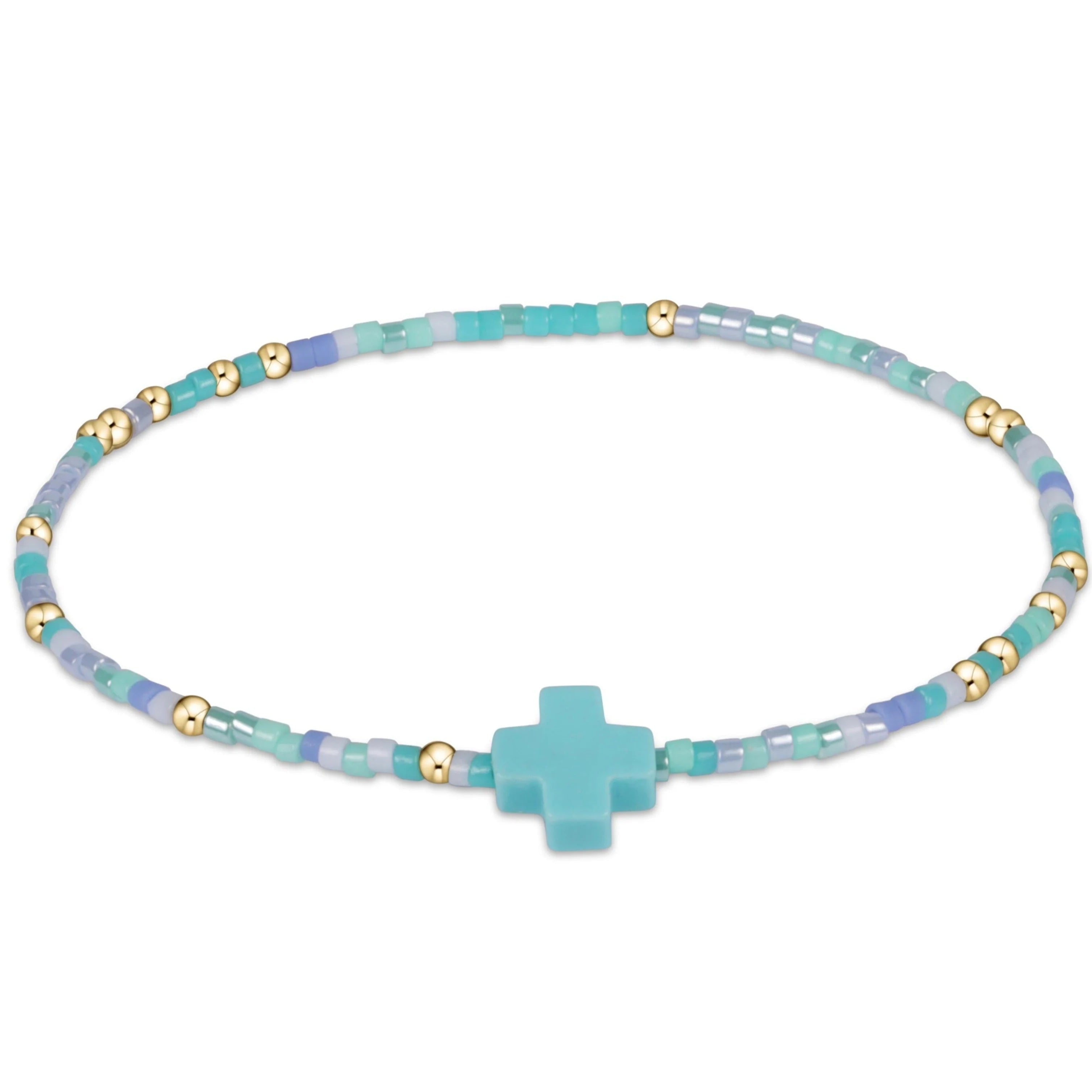 Enewton - egirl hope unwritten signature cross bracelet - sea said