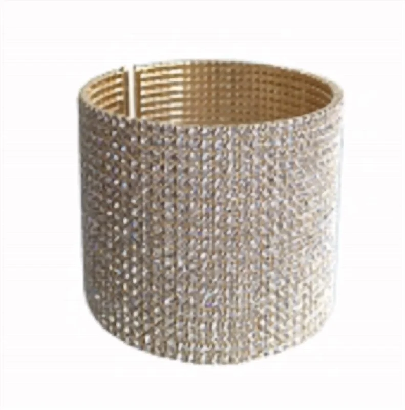 Crystal Cuff Large In Gold