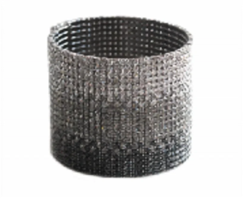 Crystal Cuff Large In Black Ombre