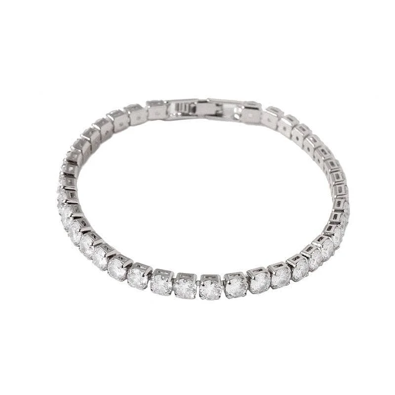 Round Cut Diamond Tennis Bracelet