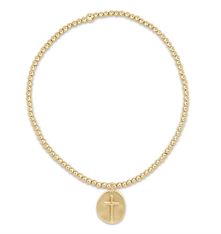 E Newton Classic Gold Bracelet - Inspire Charm