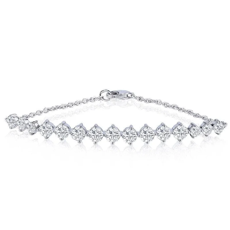 Classic 3.0 Ct Diamond Bracelet