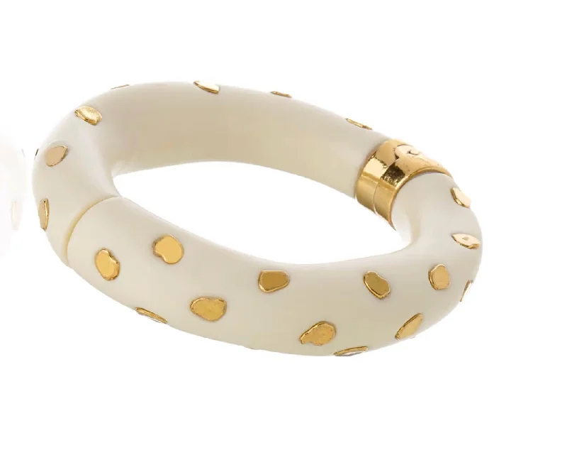 Spot Magnet Bracelet In Off White