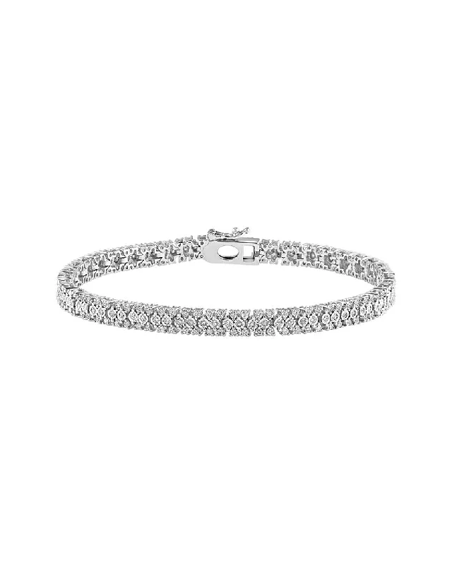 Effy Fine Jewelry Silver 0.96 ct. tw. Diamond Bracelet