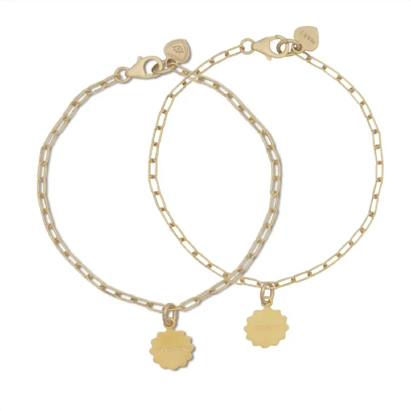 Women's Everything + Always Bracelet Pair In Gold