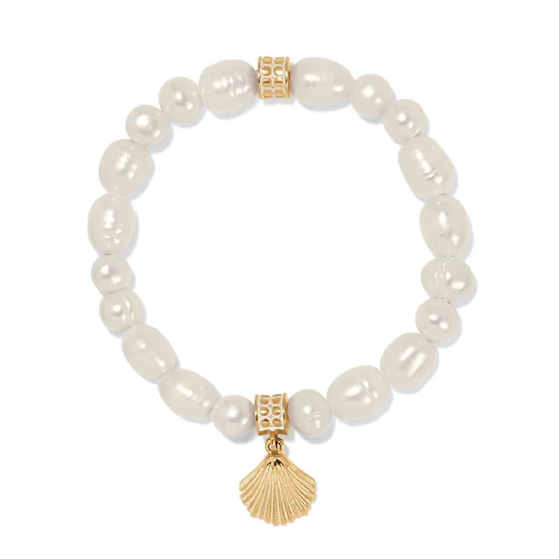 Sunset Cove Pearl & Shell Bracelet In Multi