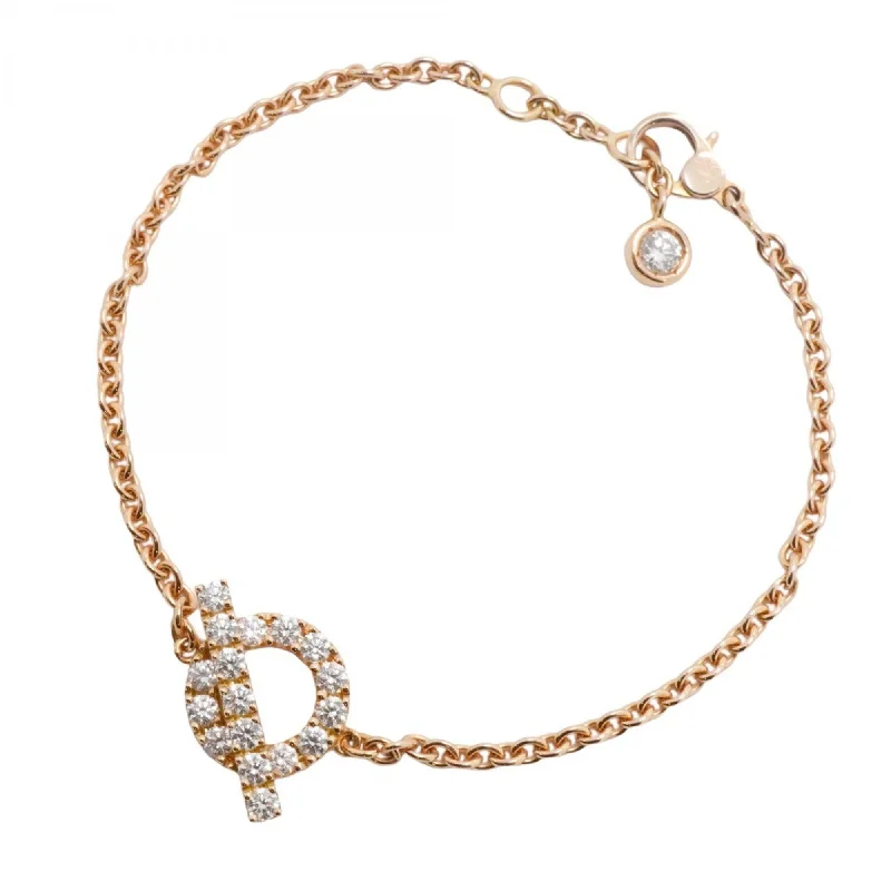 Hermes pink gold (18K) Charm Bracelet (Pre-Owned)