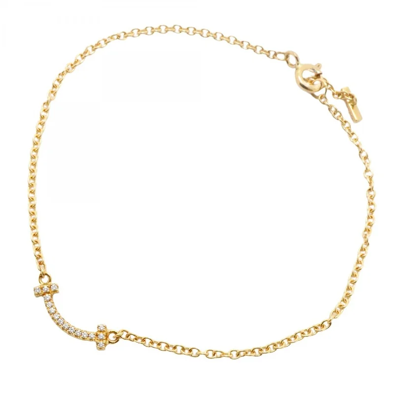 Tiffany yellow gold (18K) Charm Bracelet (Pre-Owned)