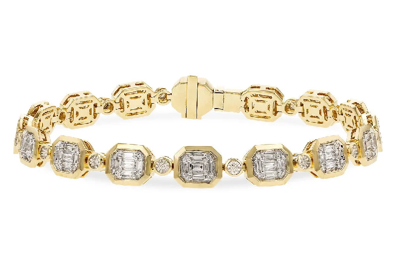 Allison Kaufman Baguette Cluster Bracelet