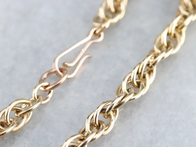 Woven Chain Link Bracelet