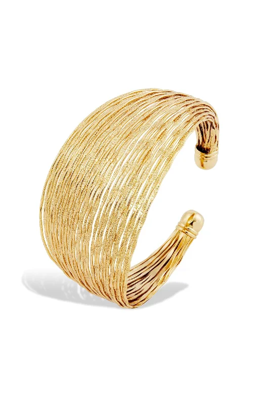 18K GOLD PLATED CUFF BRACELET