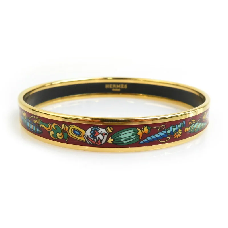 Hermes   Enamel Metal Bangle (Pre-Owned)